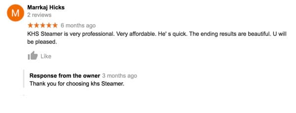 KHS Steamers Customer Review